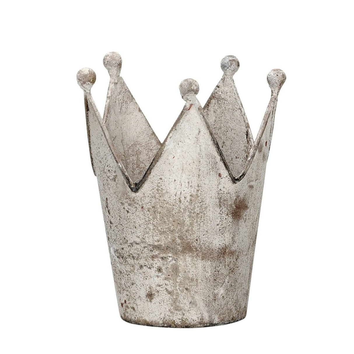 Small Grey Crown Bucket 13.5cm