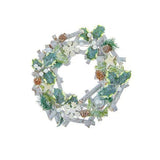 Natural green 30cm diameter wreath from Premier Decorations, ideal for seasonal or decorative use.