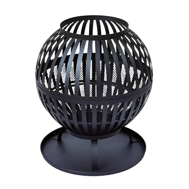 Black Metal Fire Pit 52 x 44cm by Premier - Mill Race Garden Centre