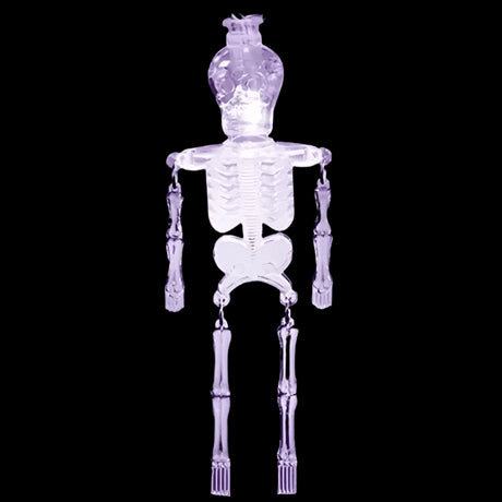 Halloween 10 Battery Operated LED Skeletons by Premier - Mill Race Garden Centre