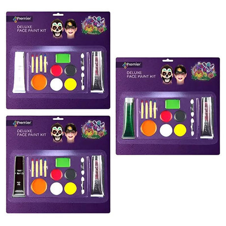 Halloween Deluxe Face Paint Set Assorted - Mill Race Garden Centre