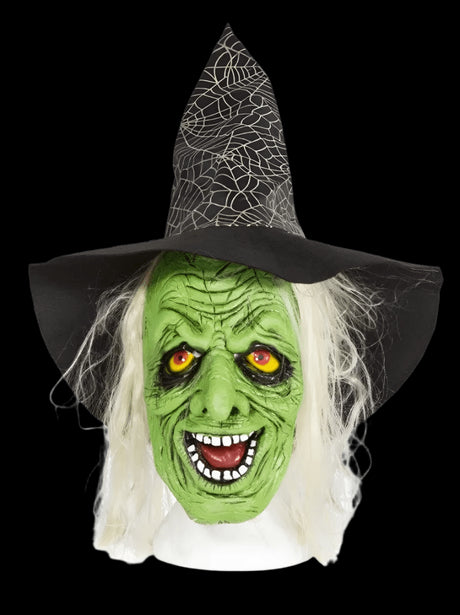 Laughing Halloween Witch Mask - Mill Race Garden Centre