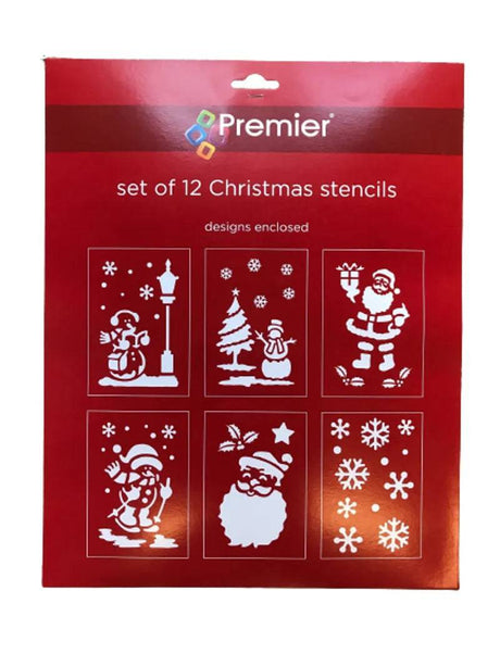 Xmas Stencil Sheet 12pk - Mill Race Garden Centre