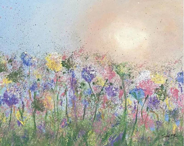 Canvas Siobhan Mcevoy (Hazy Wildflowers) 40X50Cm - Mill Race Garden Centre