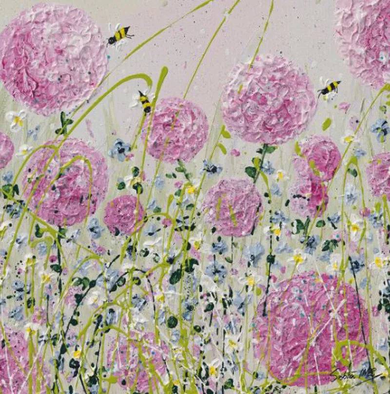 Canvas Siobhan Mcevoy (Honey Bees) 40X40 - Mill Race Garden Centre