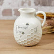 Jug Honeycomb Embossed - Mill Race Garden Centre