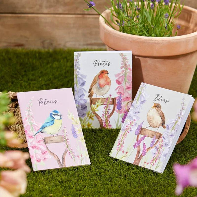 Notebook Bird Set/3 - Mill Race Garden Centre