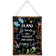 Plant Dreams Framed Plaque - Mill Race Garden Centre