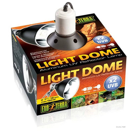 ExoTerra Light Dome Fixture 18cm - Mill Race Garden Centre