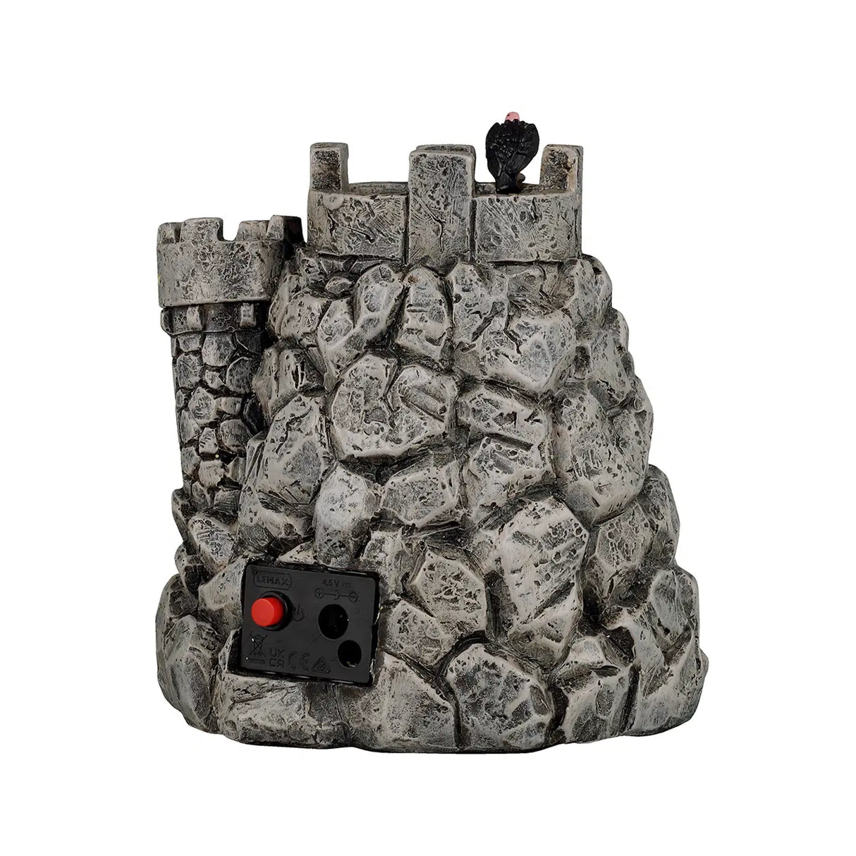 Lemax Spooky Town Skull Castle tabletop accent featuring a detailed skull castle for Halloween or spooky decor.