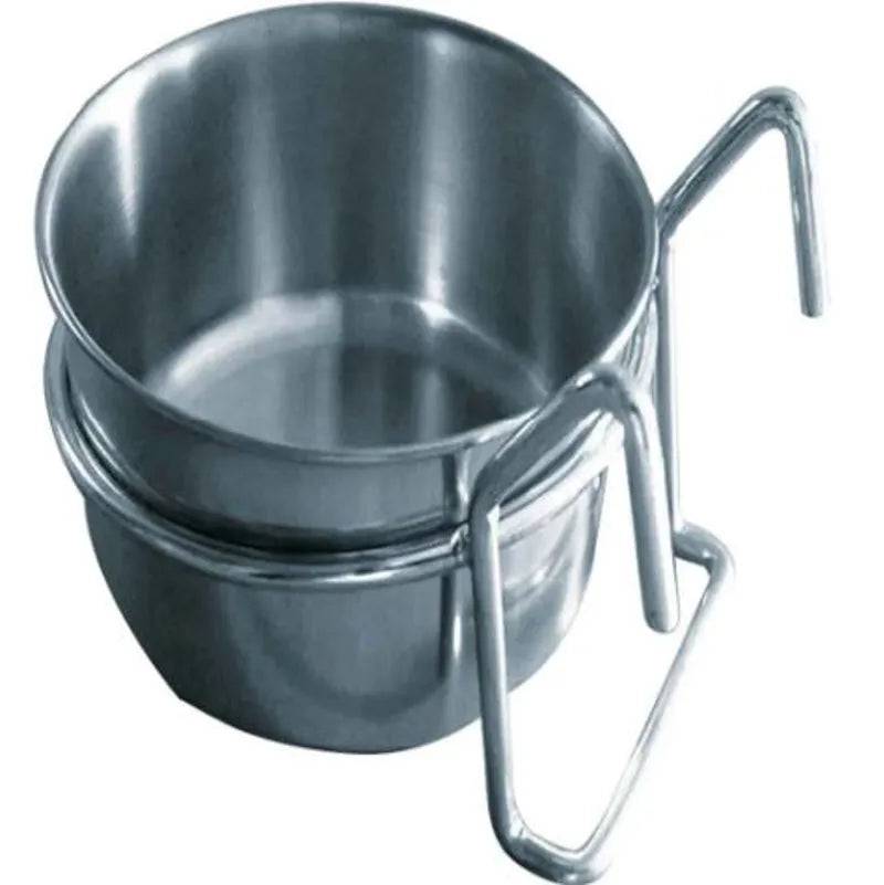 Stainless Steel Hook on Bowl 16 x 5cm - Mill Race Garden Centre