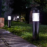 Stainless Steel 10L Wave Bollard by Smart Solar