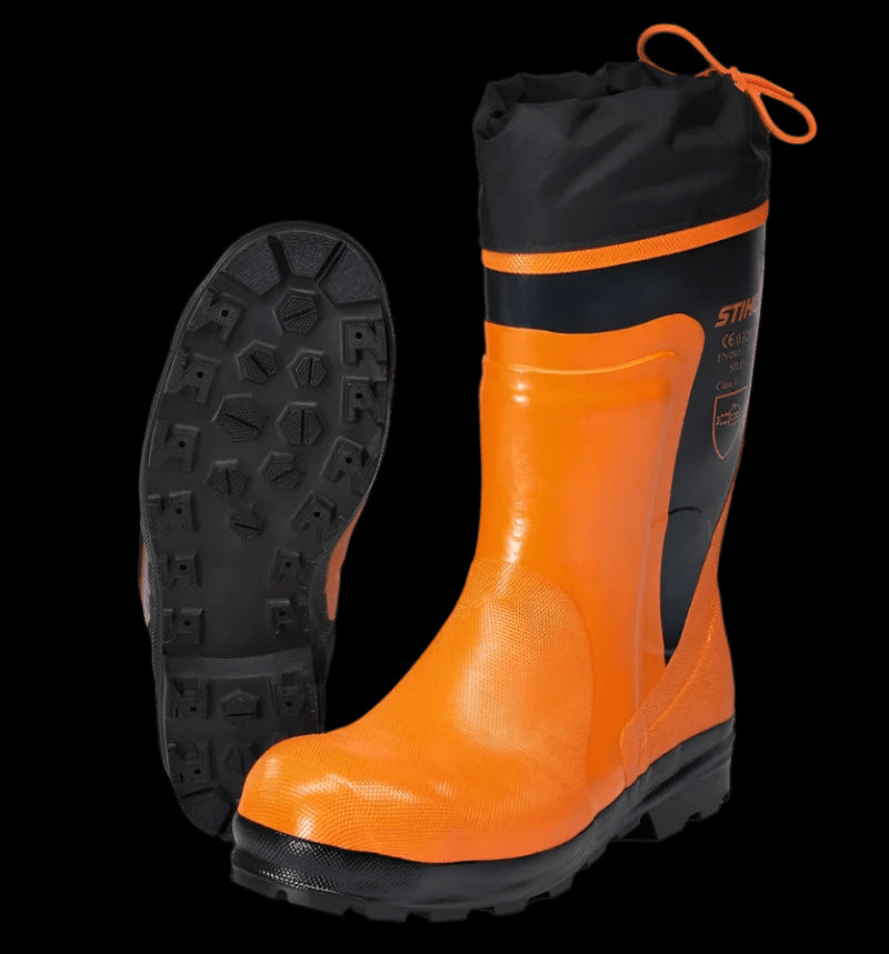 STIHL Standard Rubber Chainsaw Boots 9 1/2 - Mill Race Garden Centre