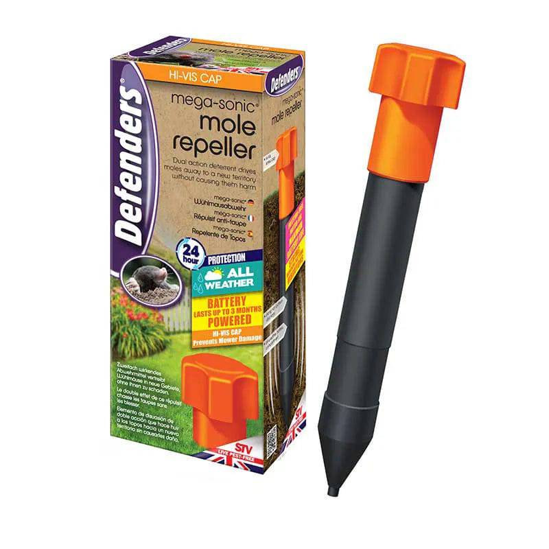 Hi-Vis Mega-Sonic Mole Repeller - Mill Race Garden Centre