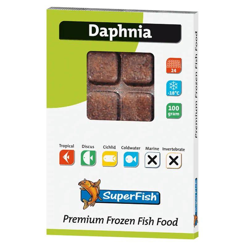 SuperFish Frozen Fish Food Daphina 100g