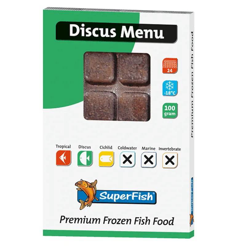 SuperFish Frozen Fish Food Discus Menu 100g