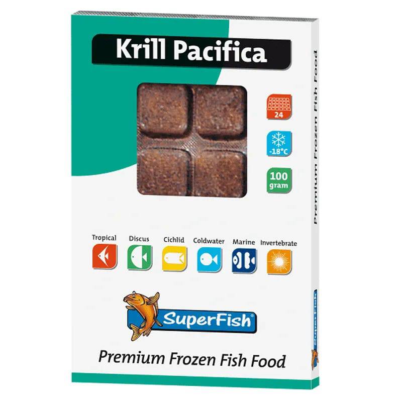 SuperFish Frozen Fish Food Krill Pacifica 100g