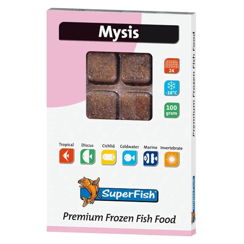 SuperFish Frozen Fish Food Mysis 100g