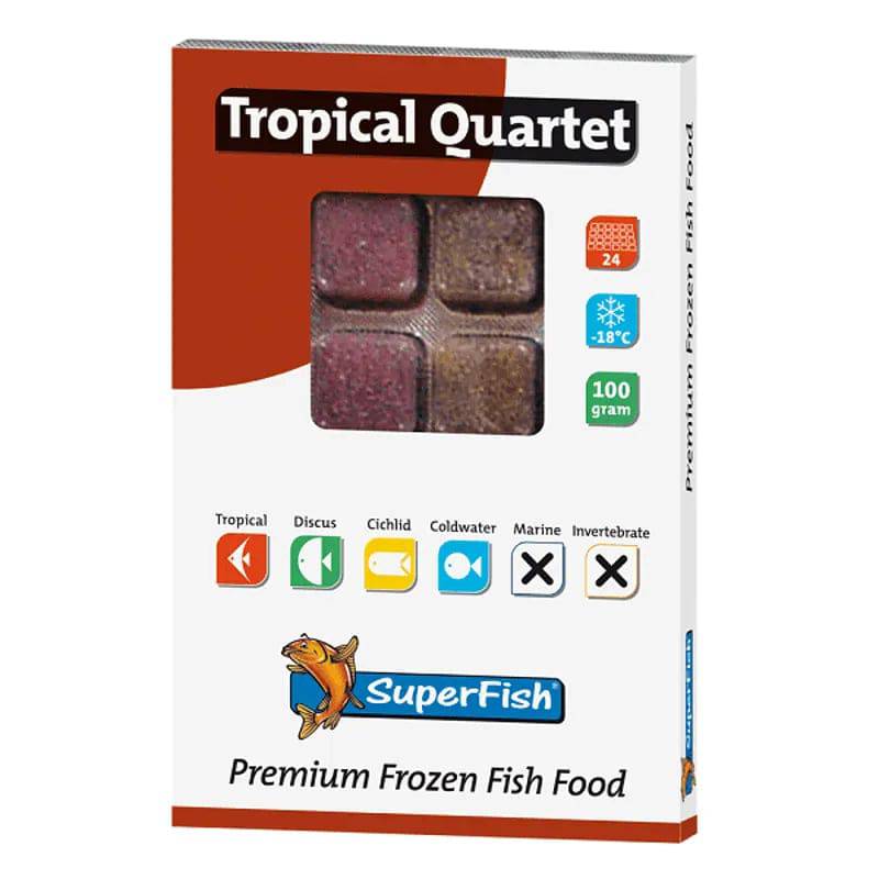 SuperFish Frozen Fish Food Tropical Quartet 100G