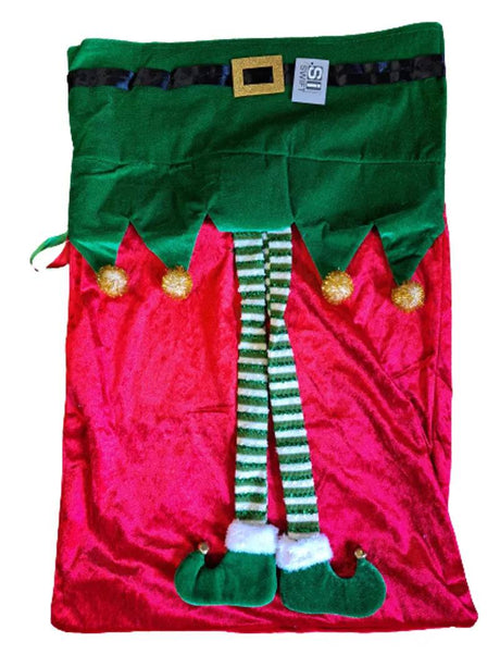 70cm Fabric Elf Gift Sack - Mill Race Garden Centre