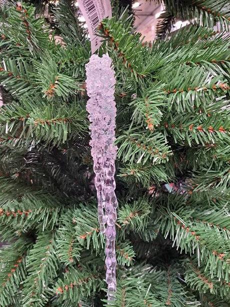 Icicle Dec Clear 30cm - Mill Race Garden Centre