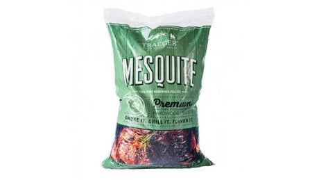 TRAEGER Mesquite Pellets 9 Kg Bag - Mill Race Garden Centre