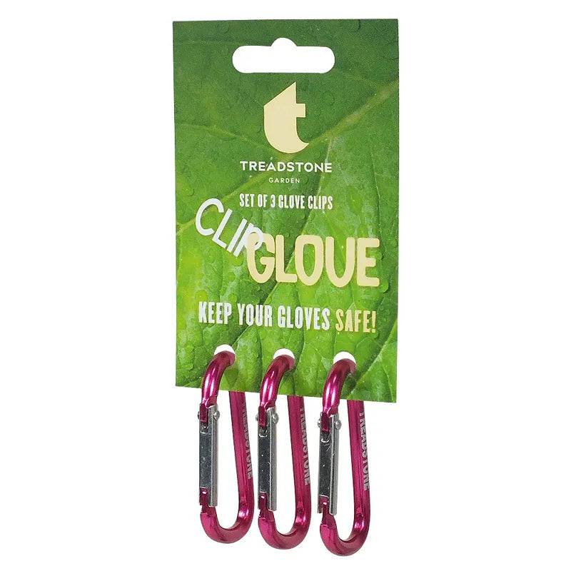 Glove Clips 3pl Pink - Mill Race Garden Centre