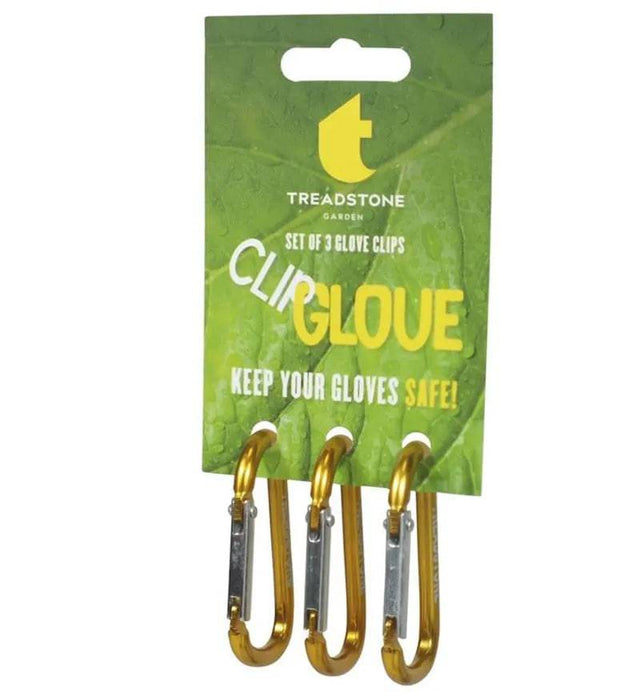 Glove Clips 3pl Yellow - Mill Race Garden Centre