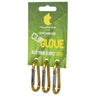 Glove Clips 3pl Yellow - Mill Race Garden Centre