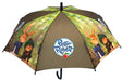 Children's Peter Rabbit umbrella by Treadstone, khaki-colored kids safety umbrella with a playful design, perfect for rainy days.