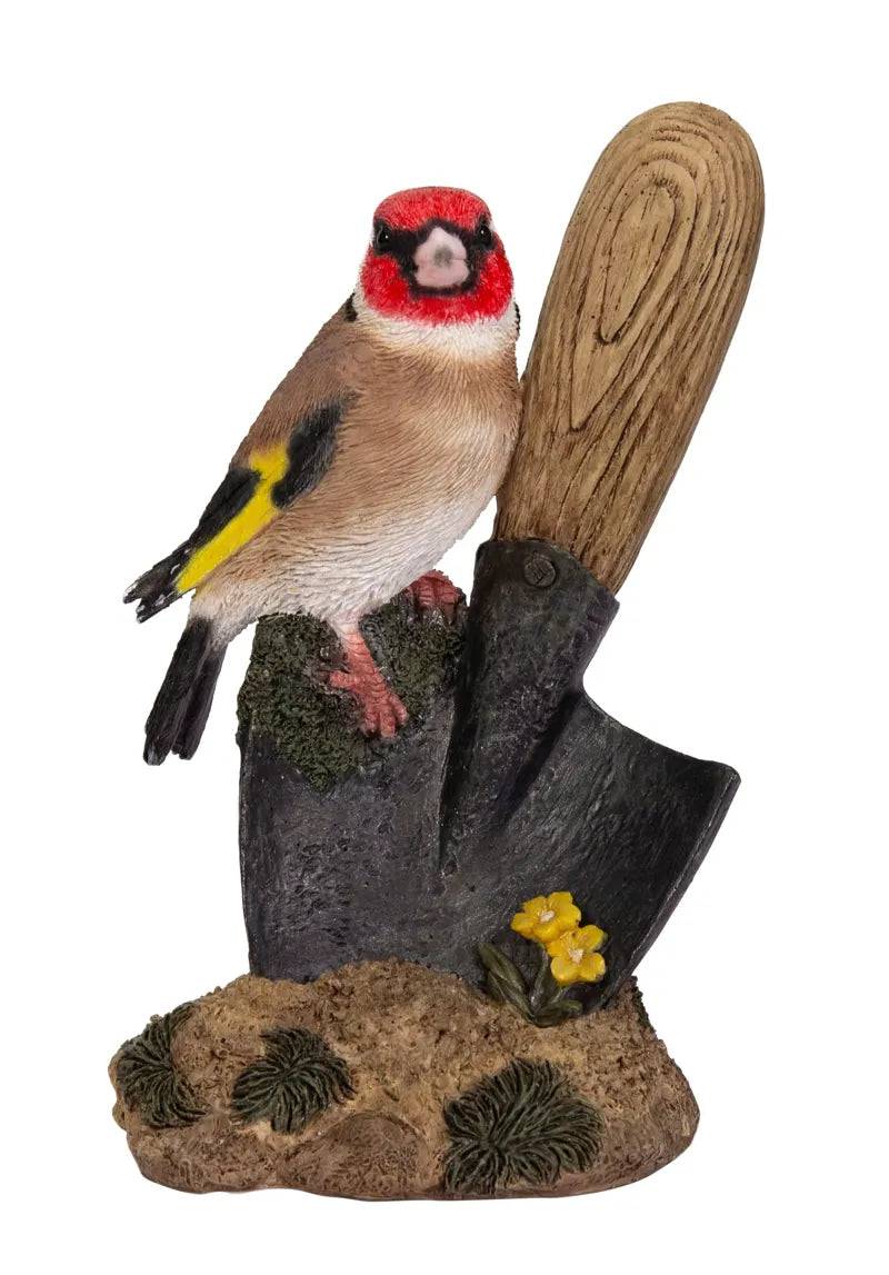 Goldfinch on Trowel Size F by Vivid Arts