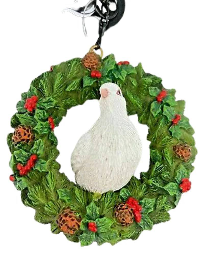 Hanging Dove Floral Wreath - Mill Race Garden Centre