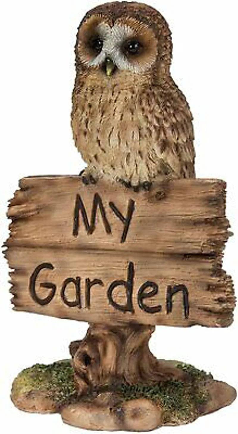 My Garden Sign Tawny Owl F - Mill Race Garden Centre