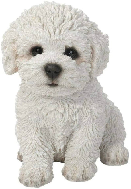 Pet Pals Bichon Frise Puppy Ornament by Vivid Arts - Mill Race Garden Centre