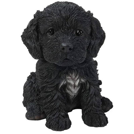 Pet Pals Black Cockapoo Puppy Ornament by Vivid Arts - Mill Race Garden Centre