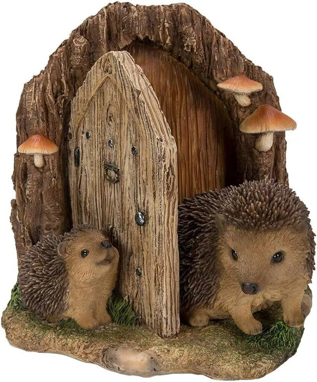 Playful Hedgehogs Ornament Size B by Vivid Arts - Mill Race Garden Centre