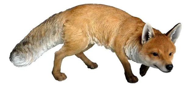 Prowling Fox Real Life Resin Ornament Size A by Vivid Arts - Mill Race Garden Centre