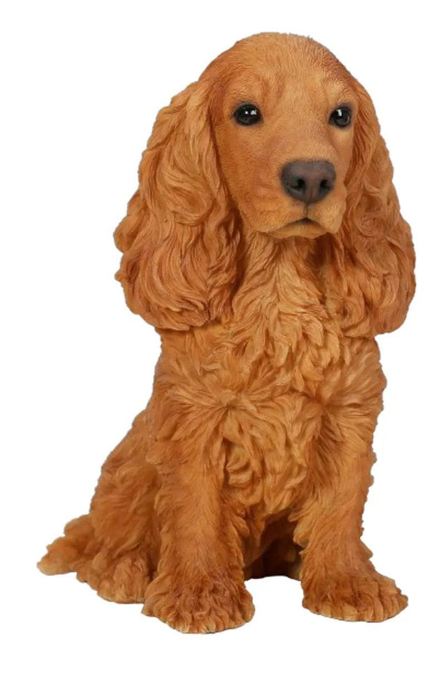 Real Life Golden Cocker Spaniel Ornament Size D by Vivid Arts - Mill Race Garden Centre