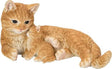 Real Life Mother/Kitten Ginger Ornament Size B by Vivid Arts - Mill Race Garden Centre