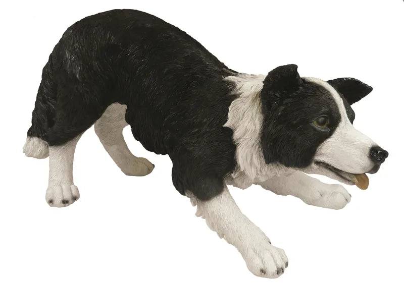 Real Life Sheepdog Ornament Size A Resin Ornament by Vivid Arts - Mill Race Garden Centre