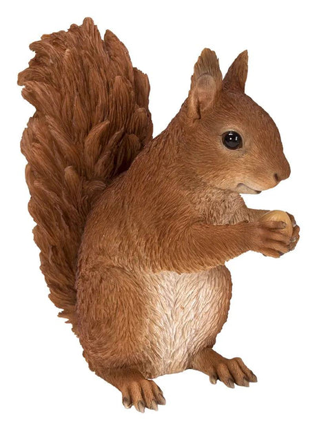 Real Life Sitting Red Squirrel Ornament Size B by Vivid Arts - Mill Race Garden Centre