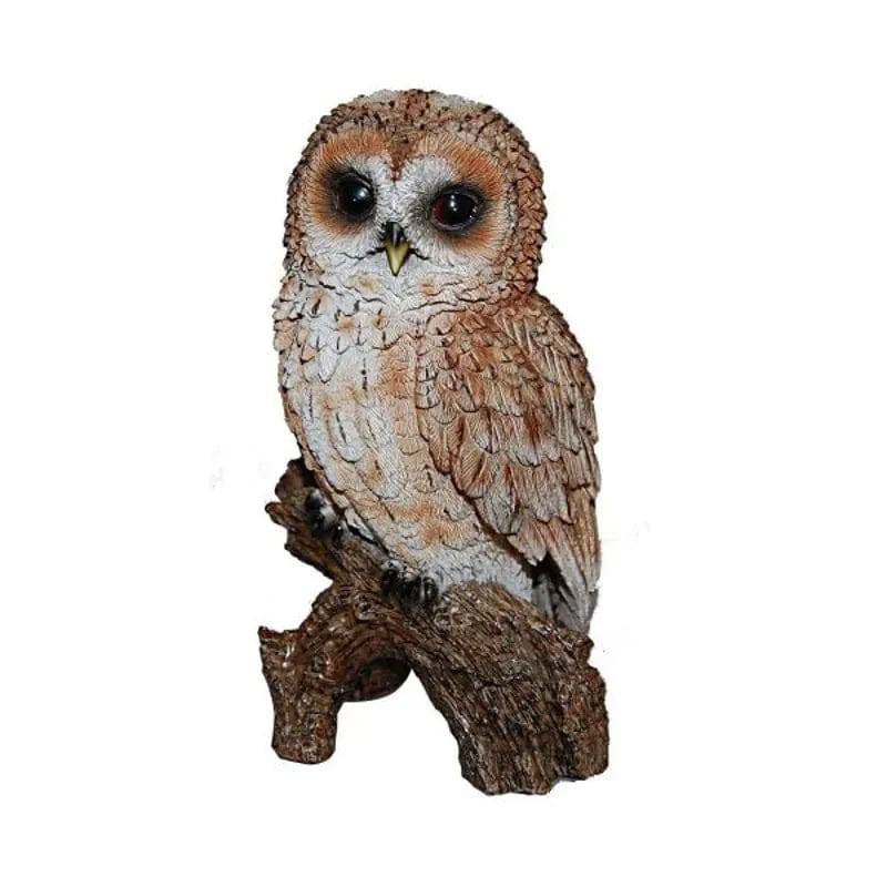 Real Life Tawny Owl Ornament Size F by Vivid Arts - Mill Race Garden Centre