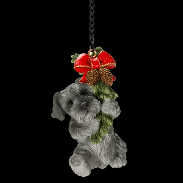 Vivid Arts Christmas Hanging Schnauzer Puppy Ornament Size G - Mill Race Garden Centre