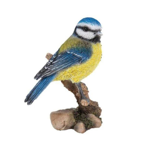 WBC Blue Tit Resin Ornament by Vivid Arts - Mill Race Garden Centre