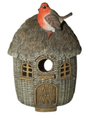 Wicker Bird House Robin by Vivid Arts - Mill Race Garden Centre