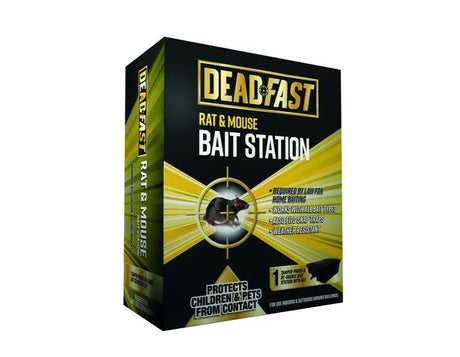 Deadfast Mouse & Rat Bait Station Only Single - Mill Race Garden Centre