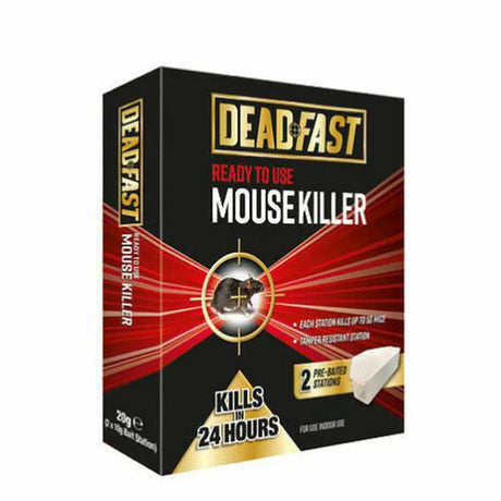 Deadfast RTU Mouse Killer Bait - Mill Race Garden Centre