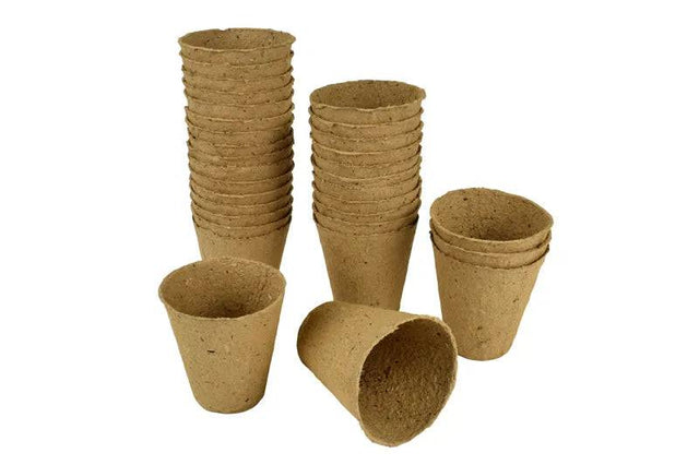 Gro-Sure Fibre Pots Round 6cm 24pk - Mill Race Garden Centre