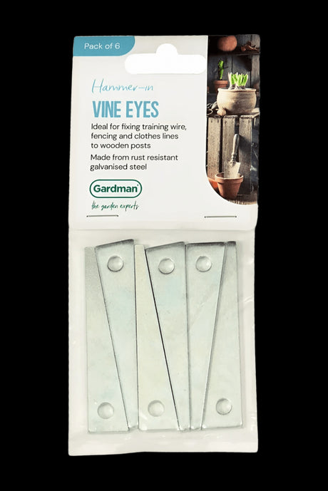 Hammer In Vine Eyes 6pk - Mill Race Garden Centre