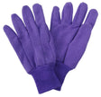 KS Jersey Cotton Grip Gloves Med Purple - Mill Race Garden Centre